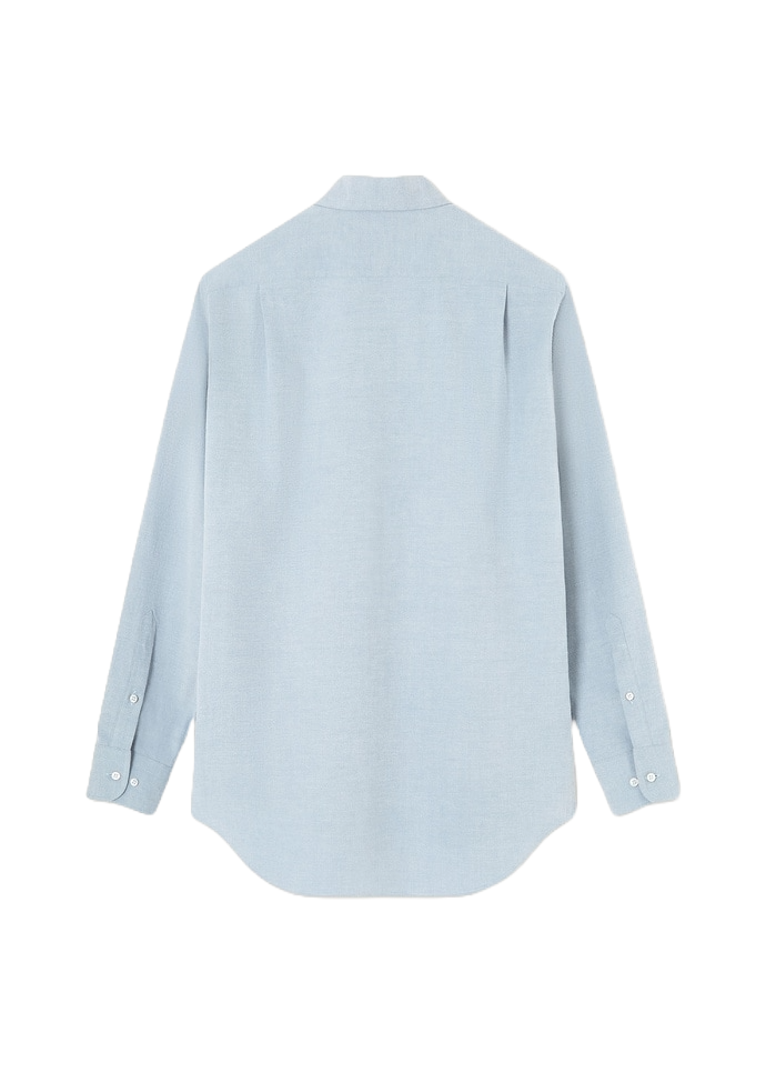 Loro Piana André Cotton Cloud Blue Shirt Pre-Loved