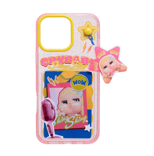 CRYBABY SHINY SHINY Series-Phone Case for iPhone 15 Pro Max