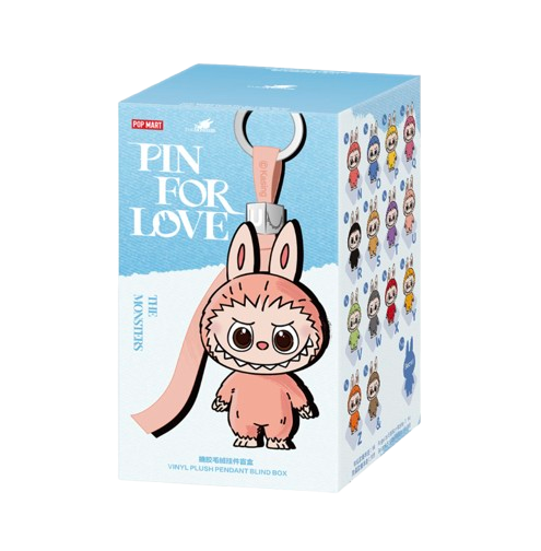 Labubu Pin For Love Series-Vinyl Plush Pendant Blind Box (N-Z)