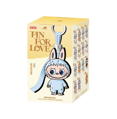 Labubu Pin For Love Series-Vinyl Plush Pendant Blind Box (A-M)