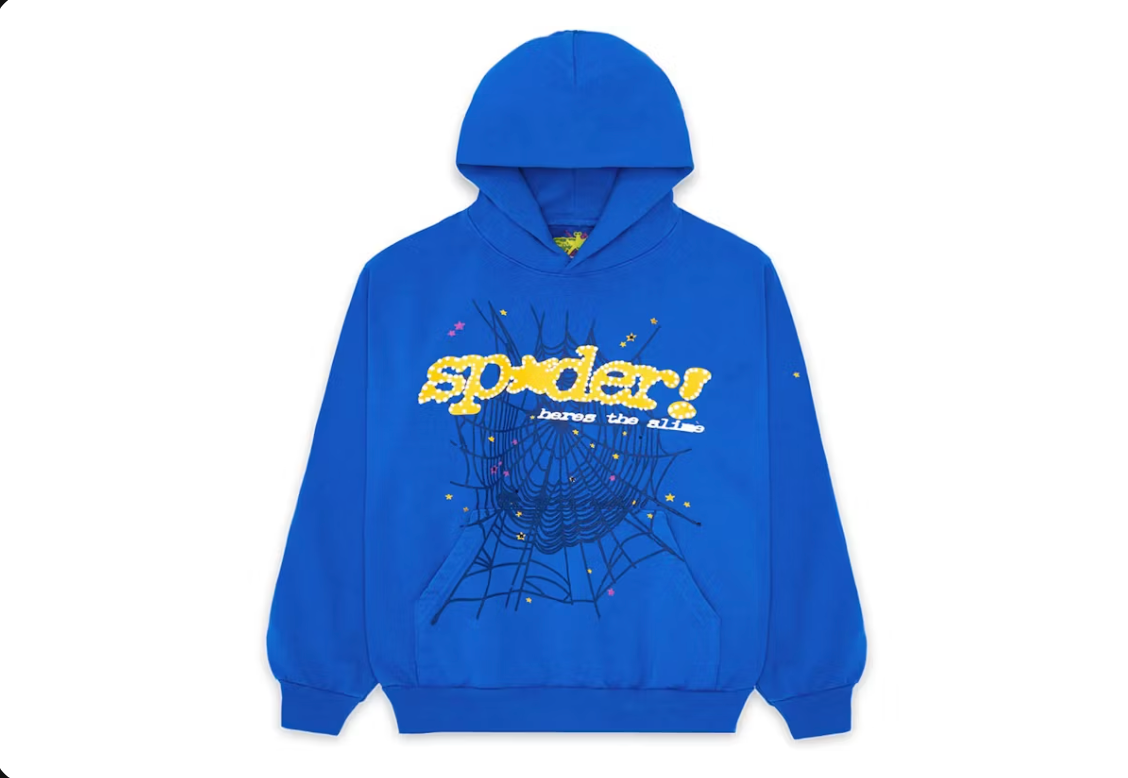 Sp5der TC Hoodie Blue – Santé Sp5der TC Hoodie Blue – Santé