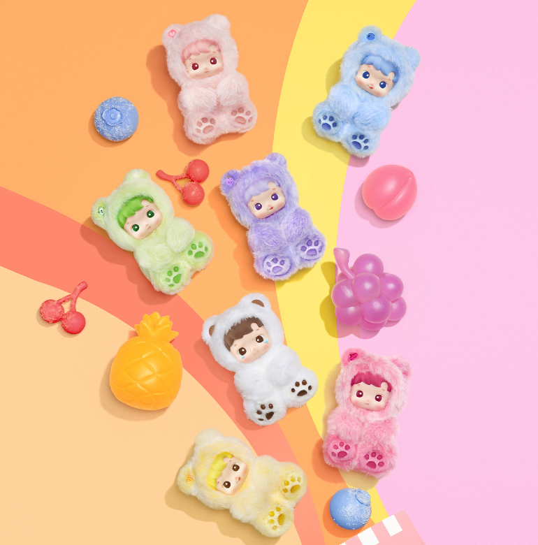 Hacipupu Gummy Bear Series-Vinyl Plush Pendant Blind Box