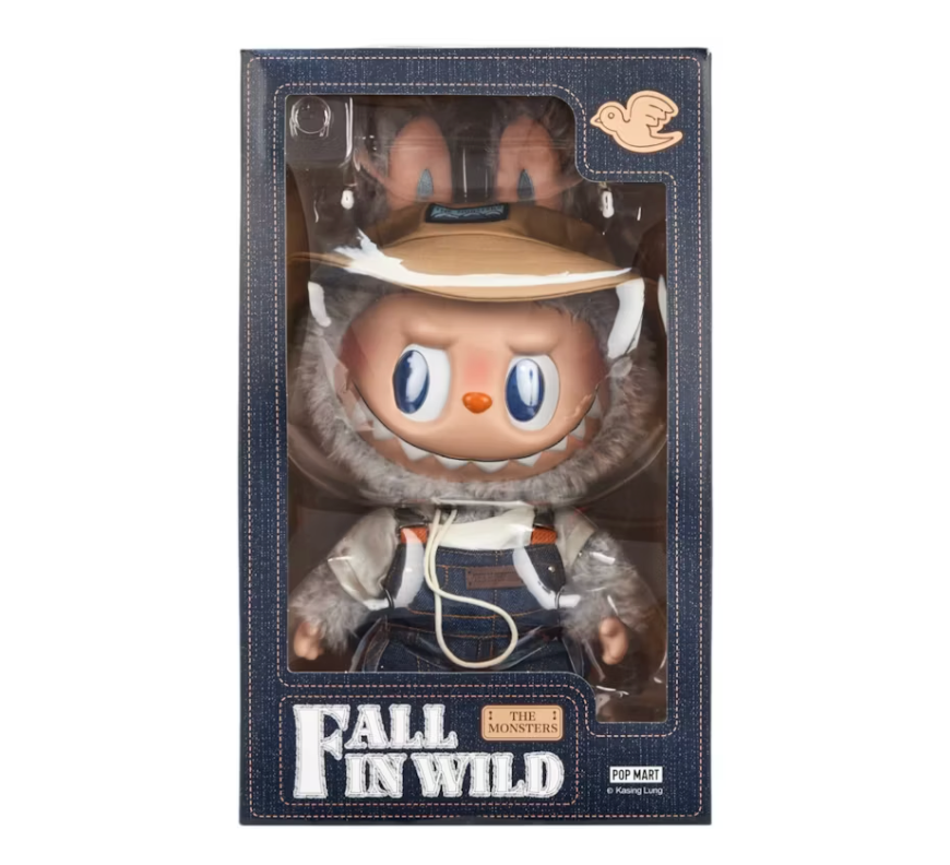 Pop Mart LABUBU The Monsters Fall In Wild Vinyl Plush Doll Big