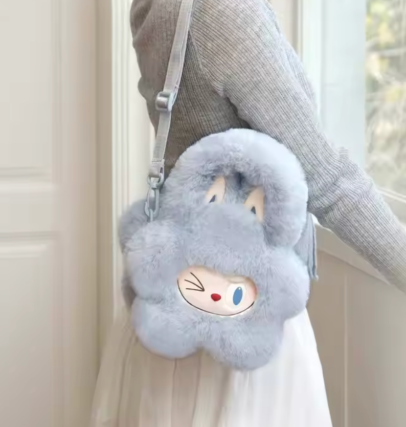 Labubu THE MONSTERS Classic Series-Plush Flower Bag