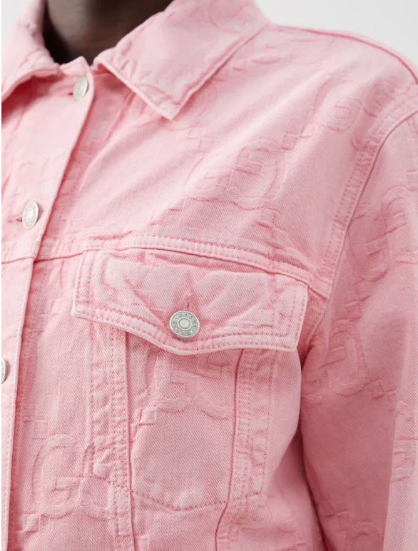 Gucci GG-Jacquard Pink Denim Set