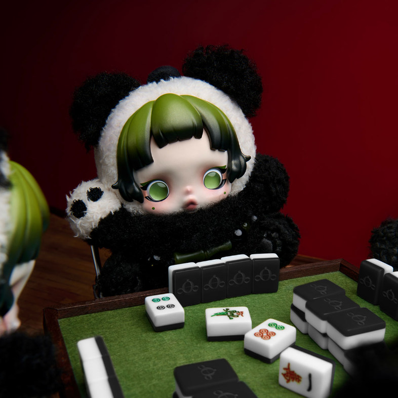 SKULLPANDA Lazy Panda Plush Doll Pendant