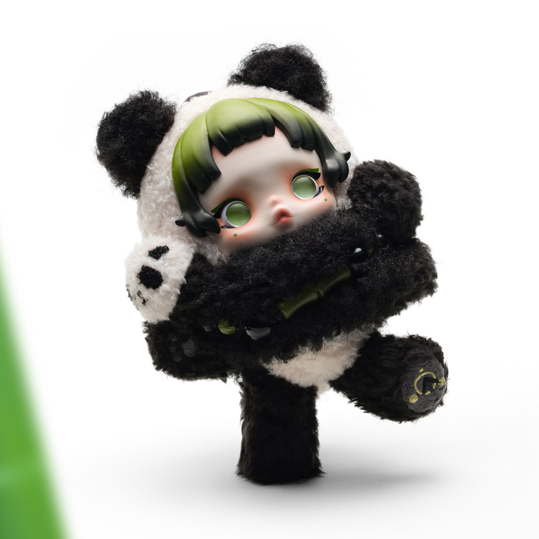 SKULLPANDA Lazy Panda Plush Doll Pendant
