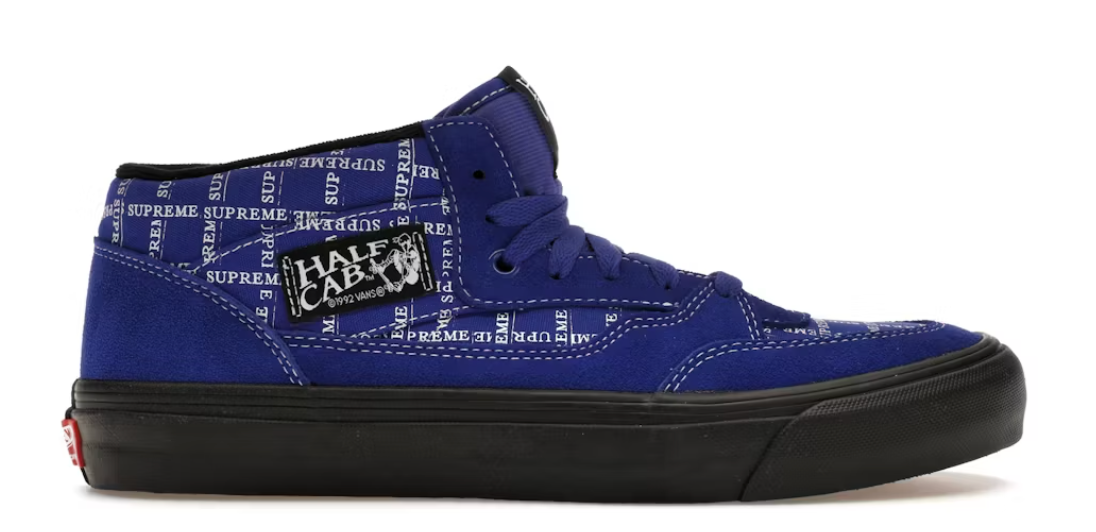 Supreme Vans Half Cab Grid Blue
