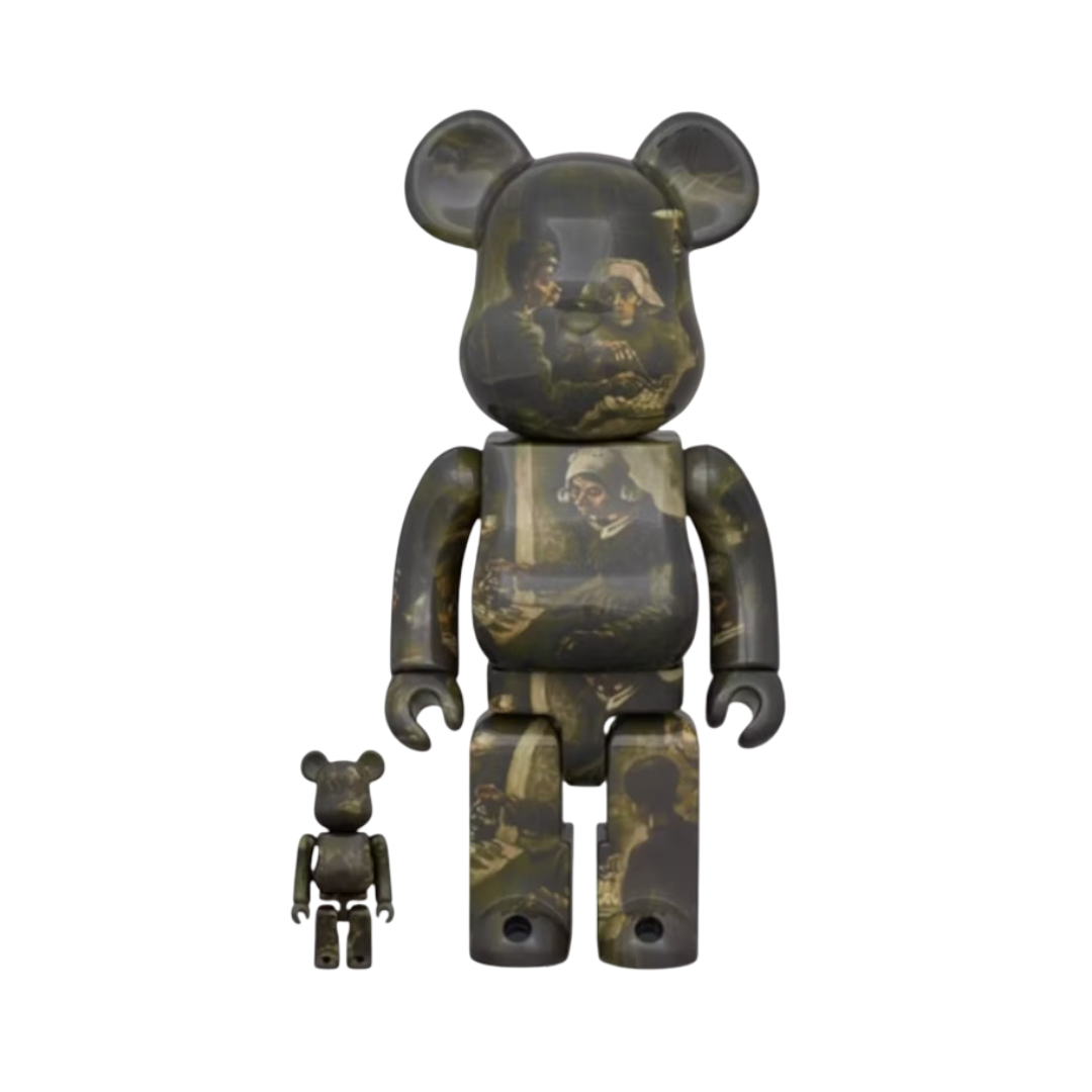 Bearbrick x Van Gogh Museum The Potato Eaters 100% & 400% Set