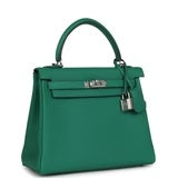 Hermès Kelly 25 Vert Vertigo Togo