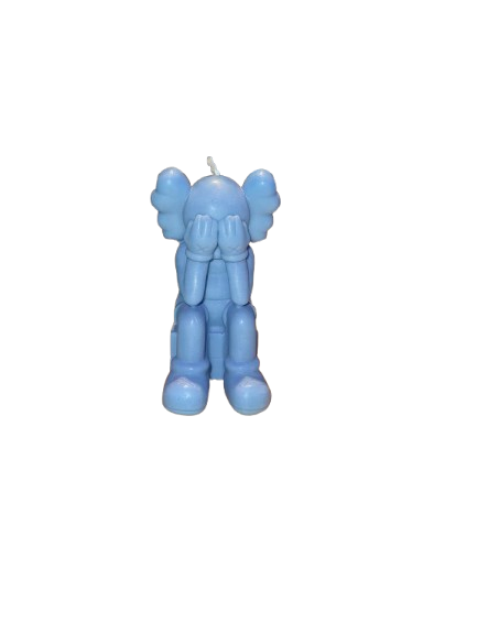 Candle KAWS Passing Through Blue