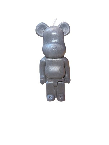 Candle Bearbrick Grey
