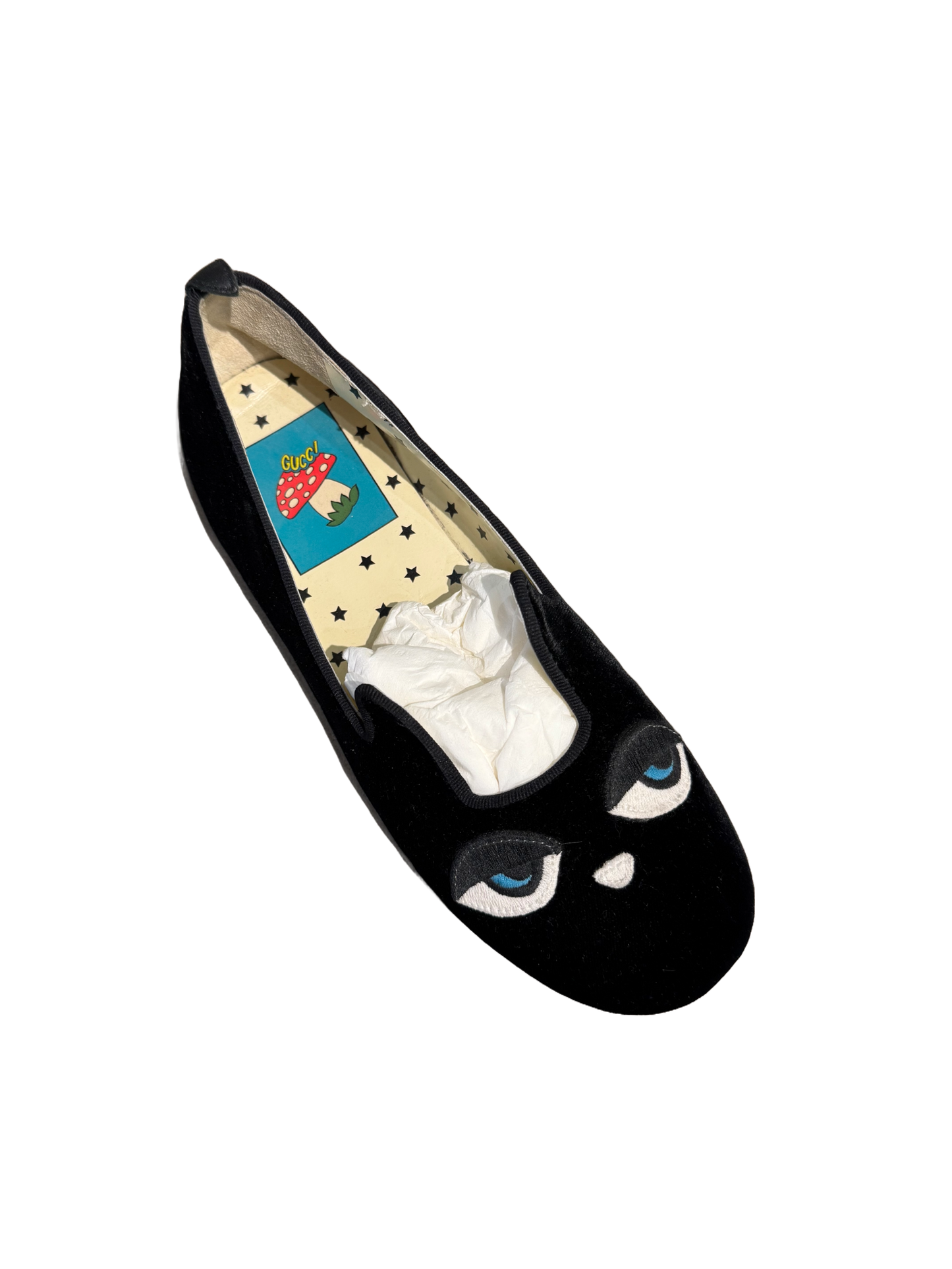 Gucci Kids Cat Velvet Pre-Loved