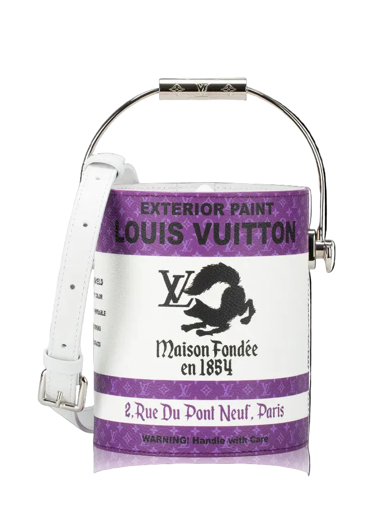 Louis Vuitton Paint Can Bag Purple