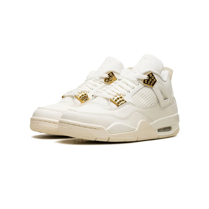 Jordan 4 Retro Metallic Gold (Women's)