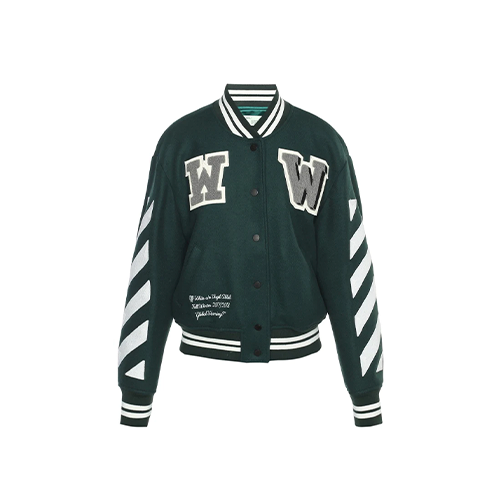 Off-White Green Bomber Jacket