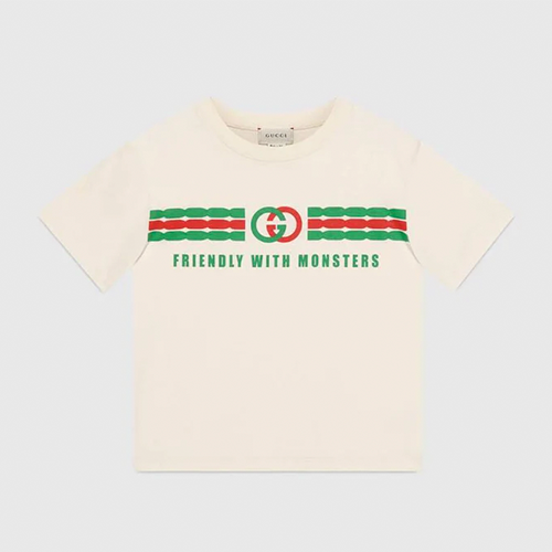 Gucci Kids Friendly With Monsters T-Shirt