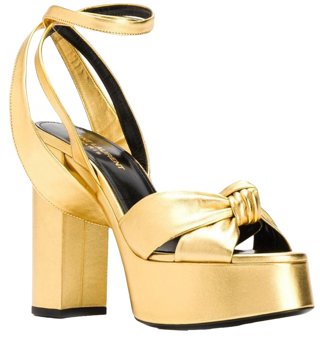 Yves Saint Laurent Bianca Heeled Sandals Pre-Loved