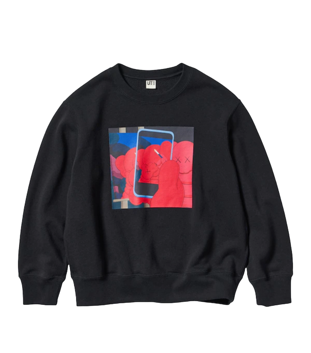 KAWS x Warhol Graphic Sweatshirt Black