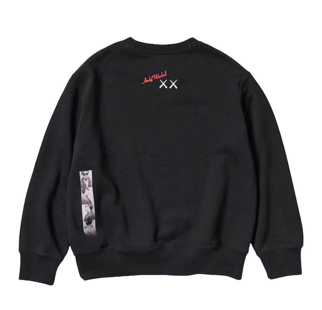 KAWS x Warhol Graphic Sweatshirt Black