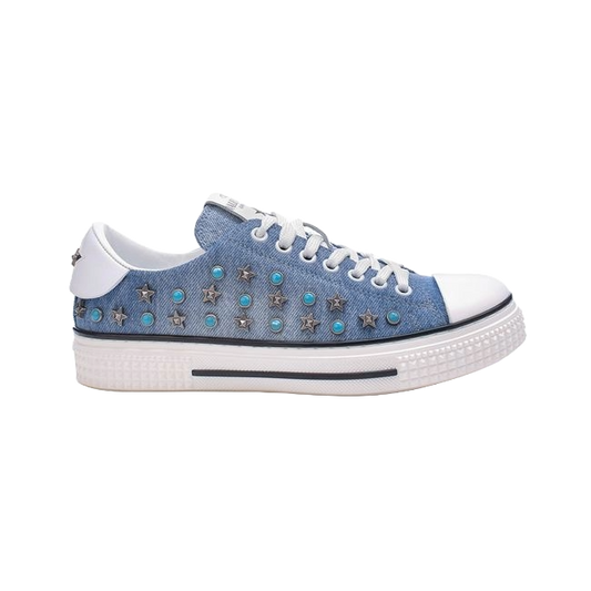 Valentino Garavani Stars Studded Denim Pre-Loved