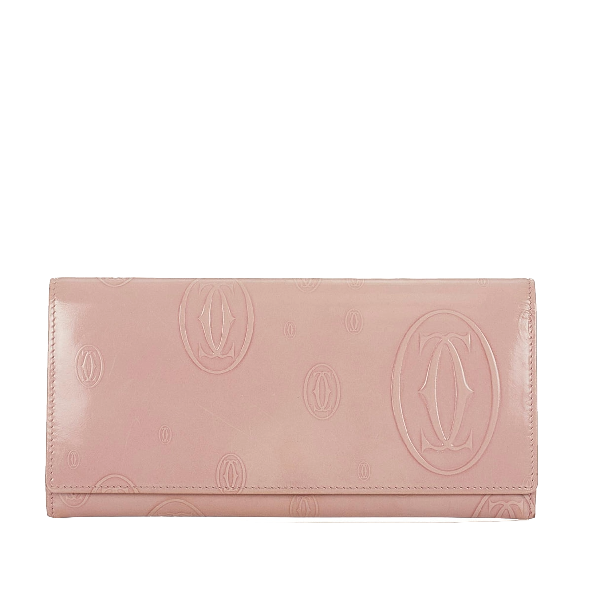 Cartier Happy Birthday Patent Leather Wallet Pre-Loved