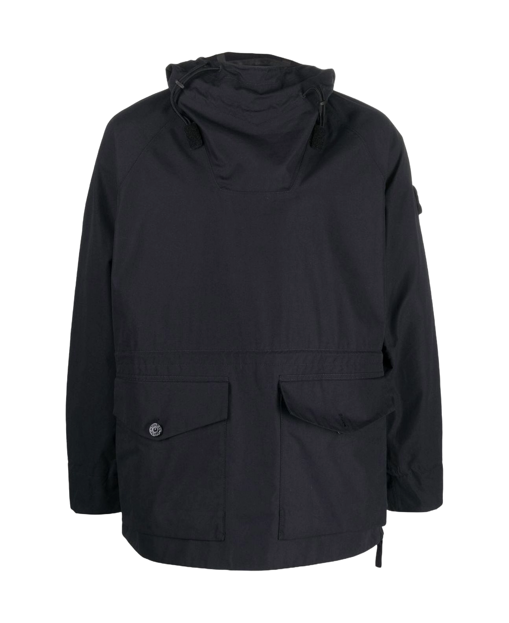 Stone Island 438F1 O-Ventile Ghost Piece Jacket Black Pre-Loved