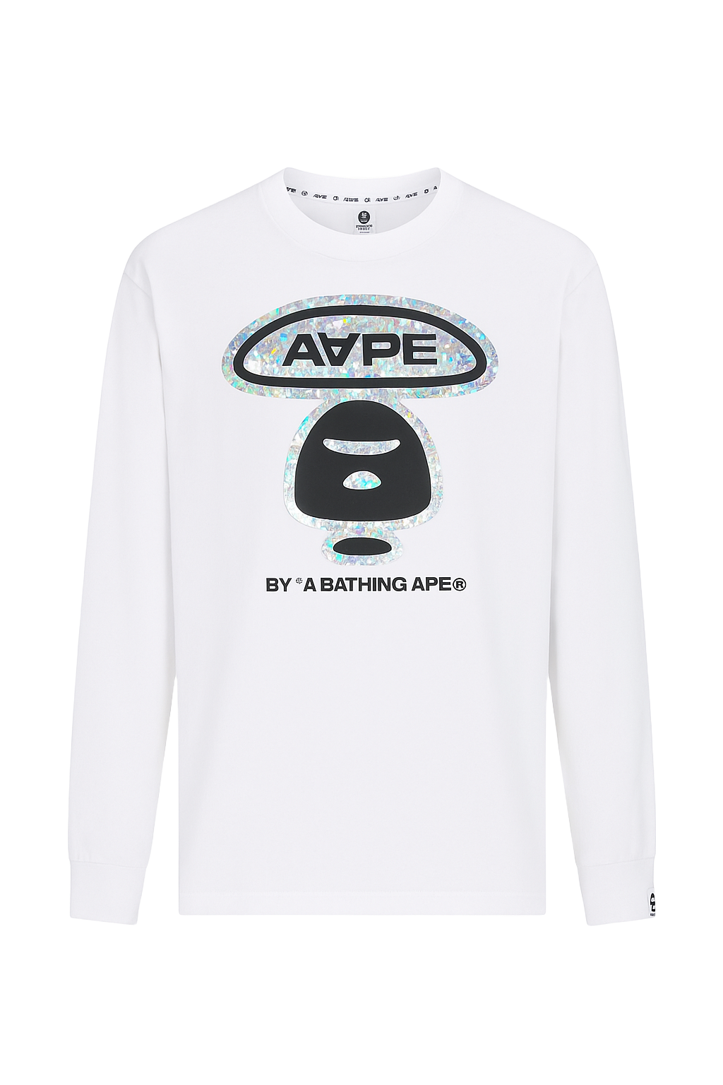 Aape White Long Sleeve Shirt Pre-Loved