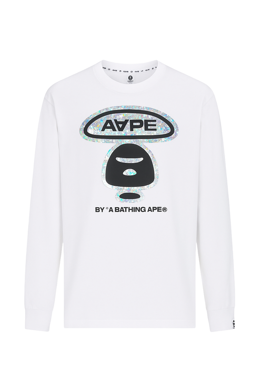 Aape White Long Sleeve Shirt Pre-Loved