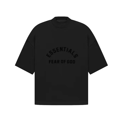Fear of God Essentials Arch Logo Tee Jet Black