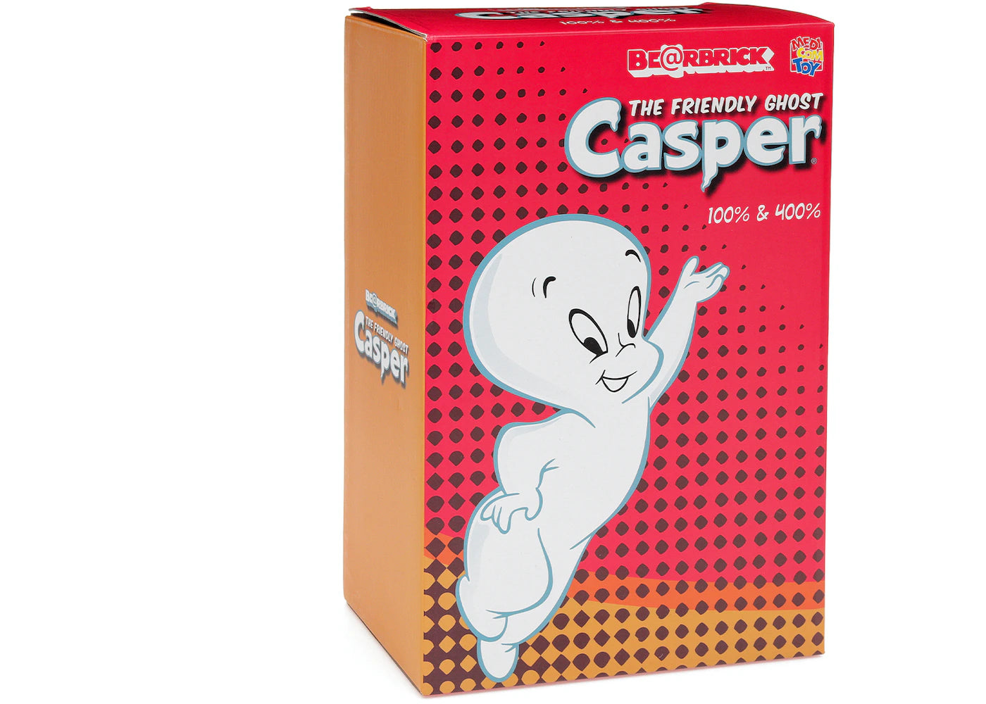 Bearbrick Casper the Friendly Ghost 100% &amp; 400% White Set