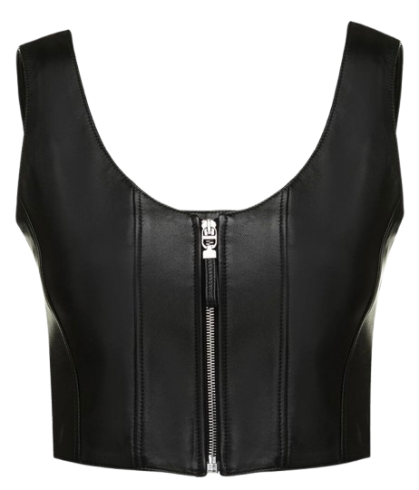 Dior Leather Crop Top Pre-loved