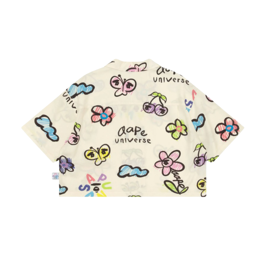 Aape Logo-Print Button-Up Shirt