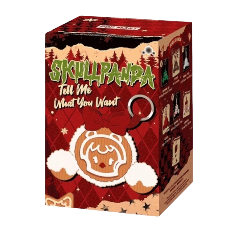 Colgante de peluche de la serie "Dime qué quieres" de Skullpanda