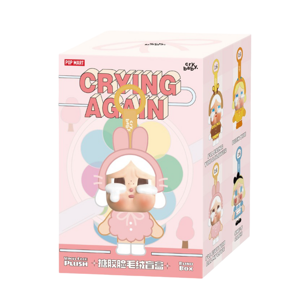 Serie Crybaby Crying Again - Caja sorpresa de peluche con cara de vinilo