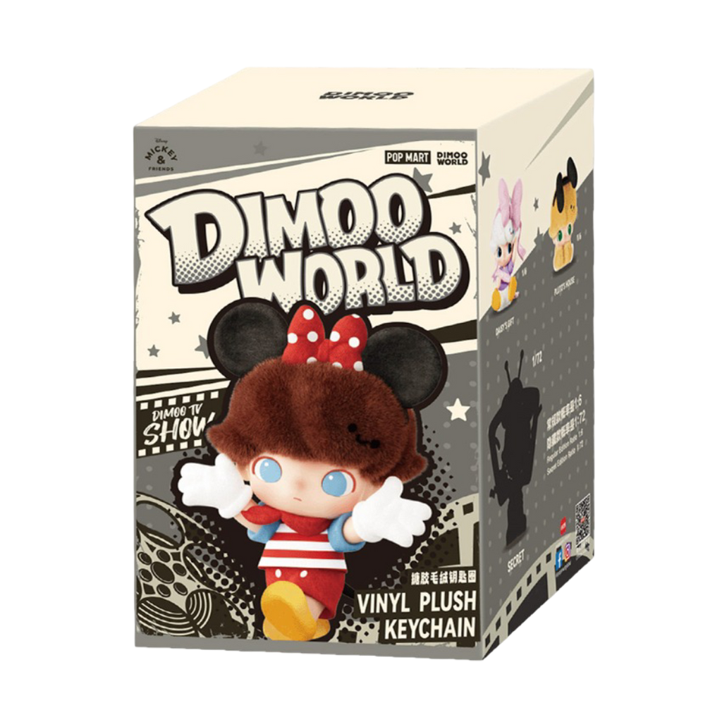 Caja sorpresa de llavero de peluche de vinilo de la serie DIMOO WORLD × DISNEY