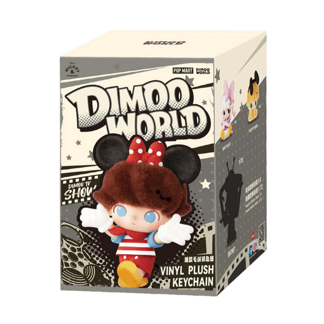 DIMOO WORLD × DISNEY Series-Vinyl Plush Keychain Blind Box