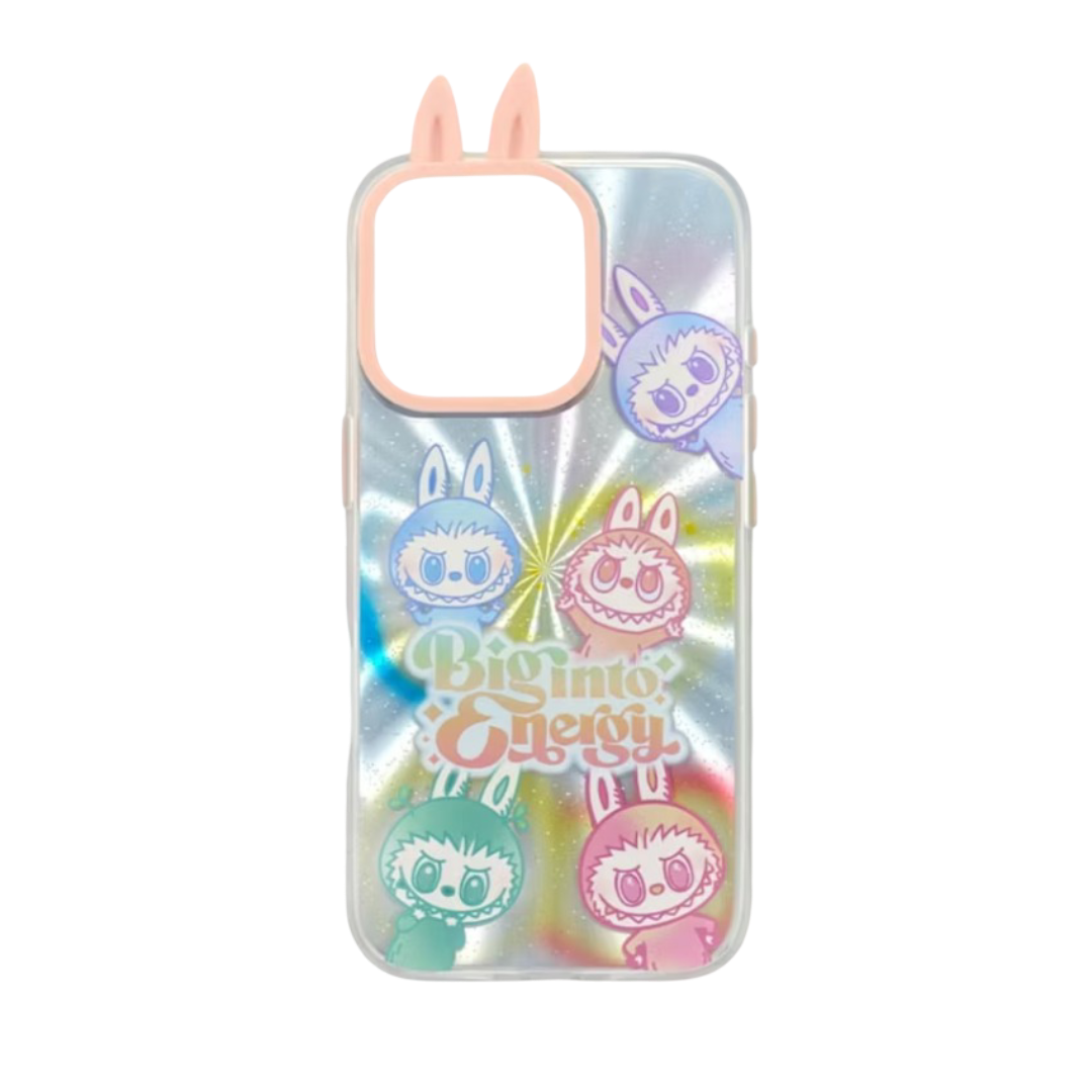 Labubu Big Into Energy Phone Case for Iphone 16 Pro Max