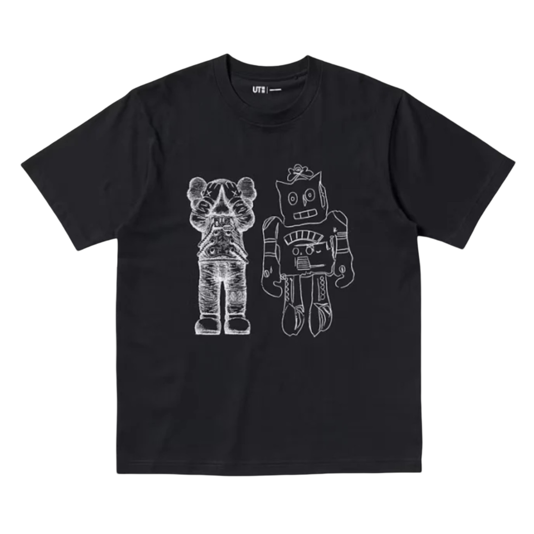 KAWS x Uniqlo Warhol UT Graphic Black T-shirt