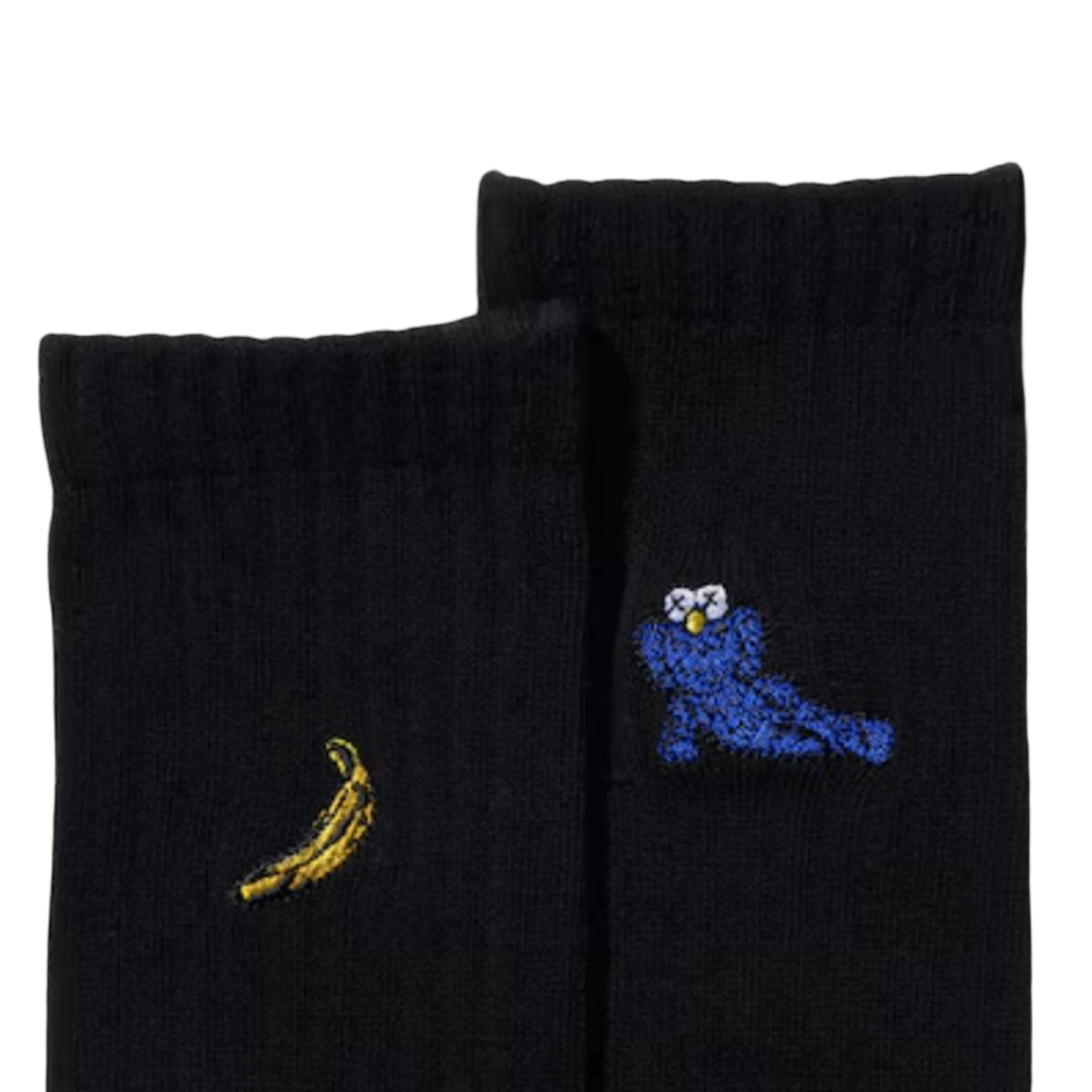 Calcetines negros Kaws x Warhol - Kaws &amp; Banana