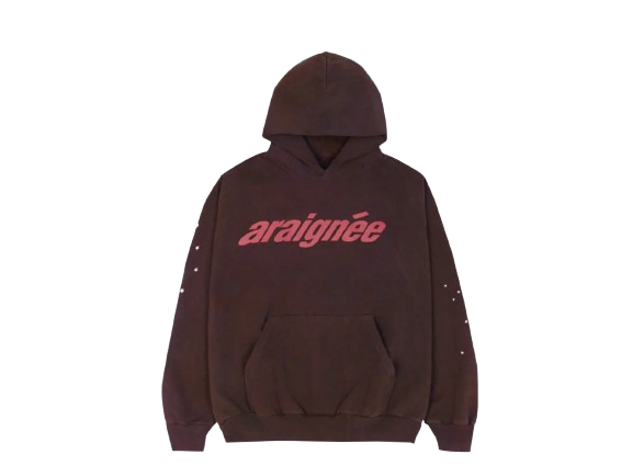 Sp5der Araignee Hoodie Brown