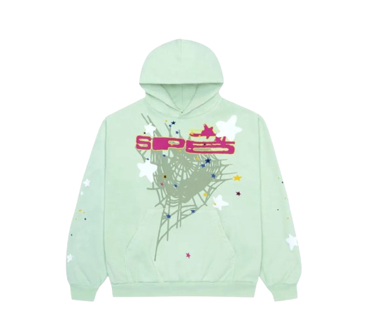 Sp5der Web Hoodie Mint