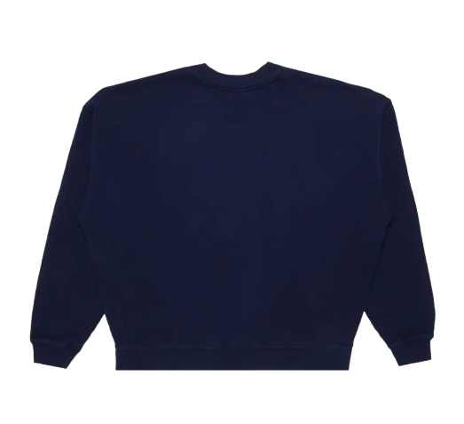 Sp5der Varsity Web Crewneck Navy