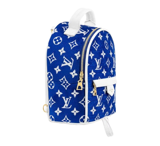 louis vuitton backpack mini blue Palm Springs Mini Backpack Luxury - Blue - Monogram Velours For Women