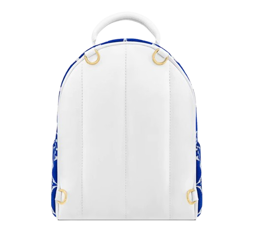 louis vuitton backpack blue red white Palm Springs Mini Backpack Luxury - Blue - Monogram Velours For Women