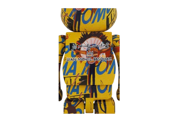 Bearbrick Andy Warhol x Jean-Michel Basquiat #3 1000%