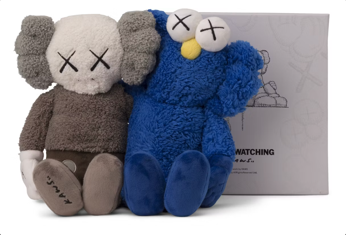 KAWS Voir/Regarder Peluche 