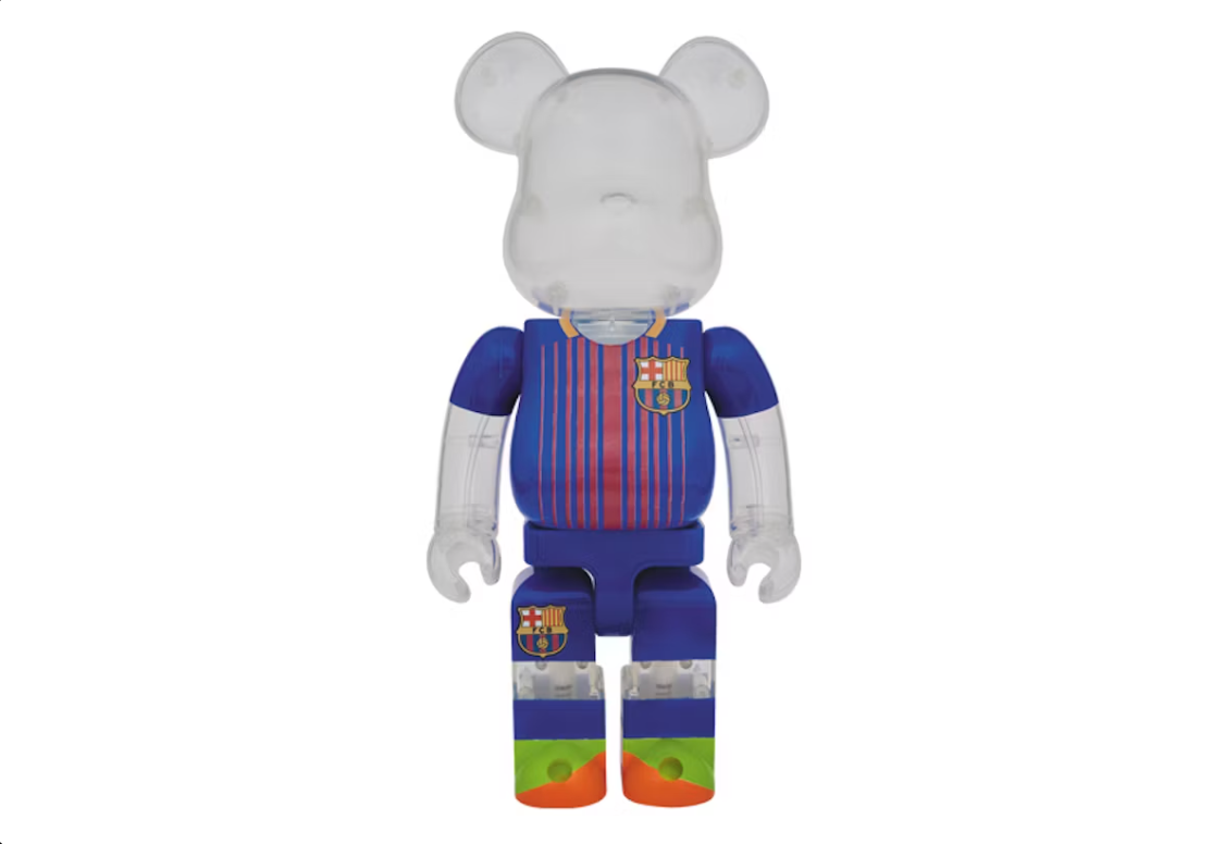 Bearbrick FC Barcelona 100% y 400% Set