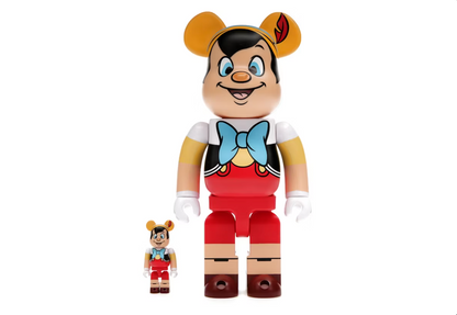 Bearbrick x Disney Pinocho Set 100% y 400%