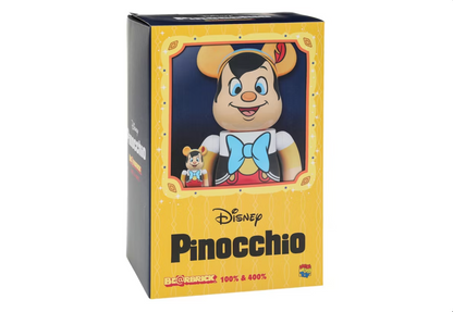 Bearbrick x Disney Pinocho Set 100% y 400%